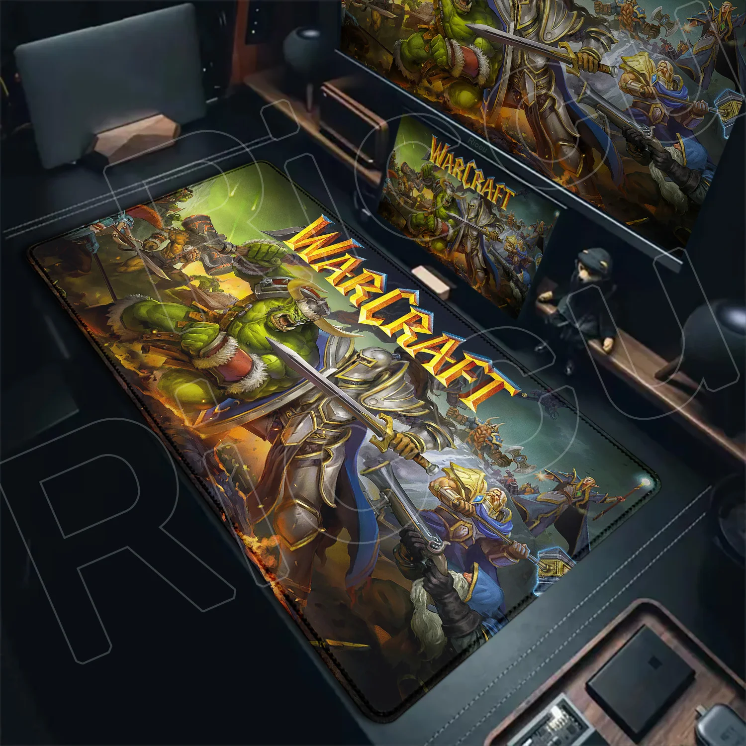 

Cool Gaming Mousepad World of Warcraft Mouse Pad Large Mouse Mat Natural Rubber Desk Rug Xxl PC Desk Mats Design Mousepads 90x40
