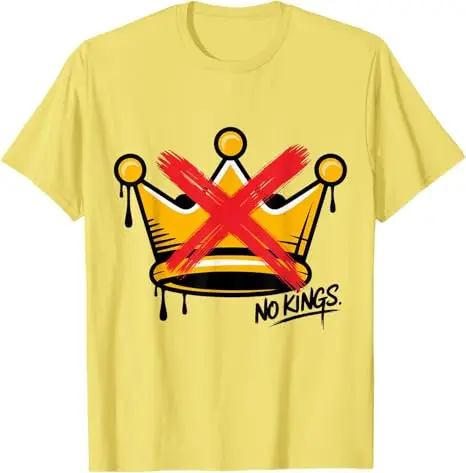 لا الملوك احتجاج العلم علامة-مضحك القتال القليل تي شيرت مضلع مقاومة تكرار لا أمل دون هوب Y2k الساخرة قائلا المحملة الأعلى