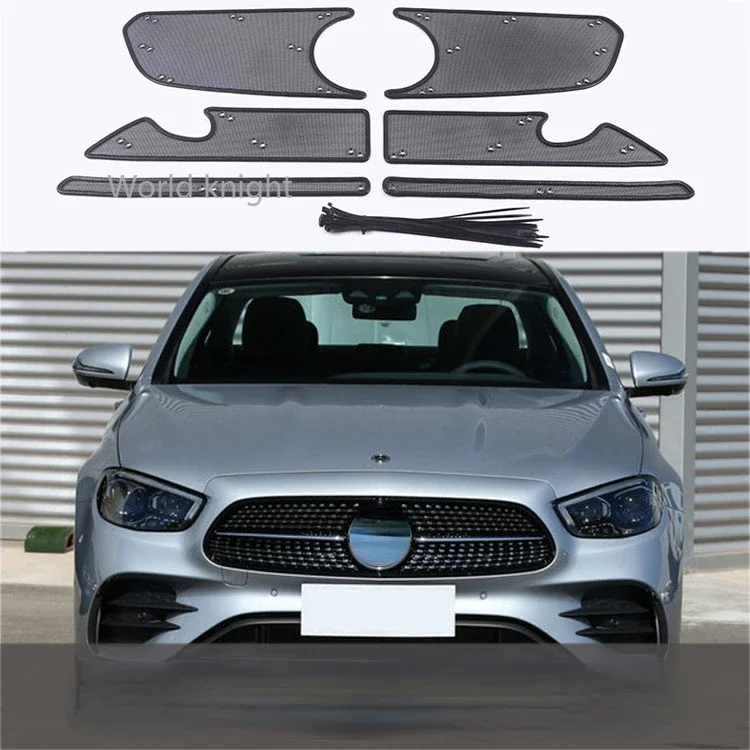 

Car Accessories Front Grille Insert Net Anti-insect Dust Garbage Proof Inner Cover Mesh For Mercedes-Benz E-Class W213 2017-2021