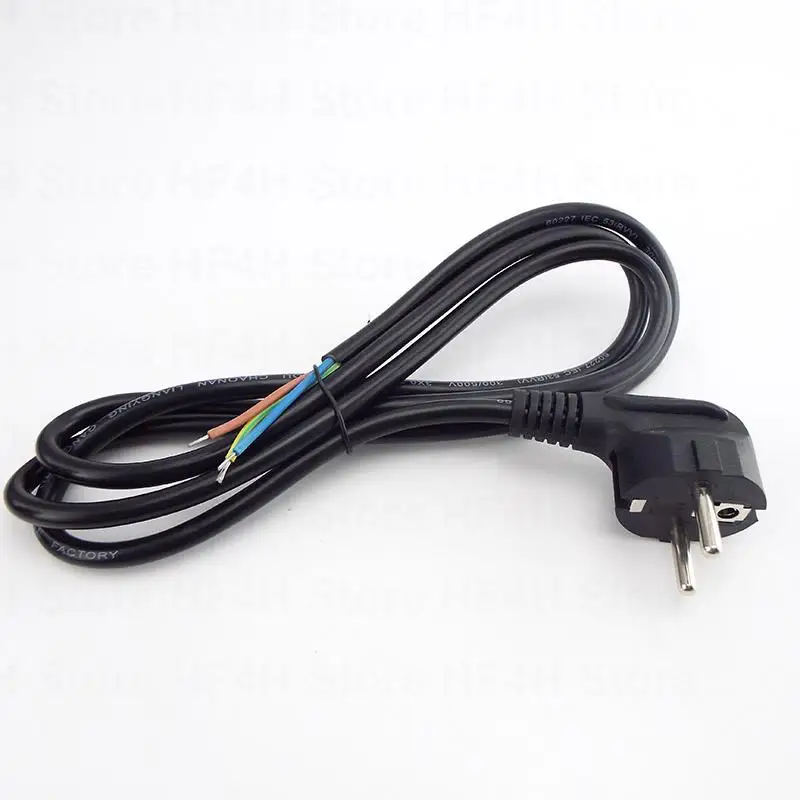 1.5m Open End Rewired AC Power Cable Dishwashers wire AC Power Supply Extension Cord For Electrical Fan Vacuum Dishwashers B4