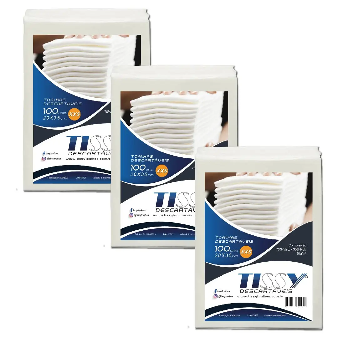 DISPOSABLE TOWEL 300 TISSY 20x35 HIGH QUALITY UNITS