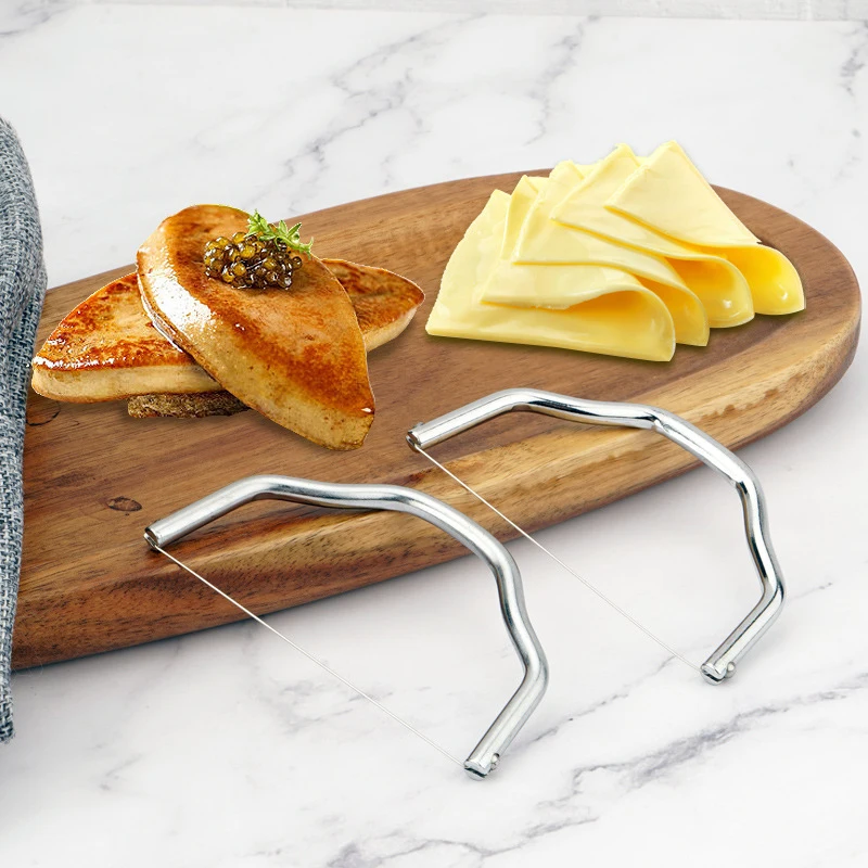 Stainless Steel Cheese Cutter, Home Foie Gras Cut, Baking Tools, Butter Knife, Cheese Splitter, Cheese Cheese Slicer