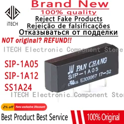 5pcs/lot SIP-1A05 SIP-1A12 SIP-1A24 5V 12V Reed Relay Switch Module 4PIN Reed Relay SS1A24