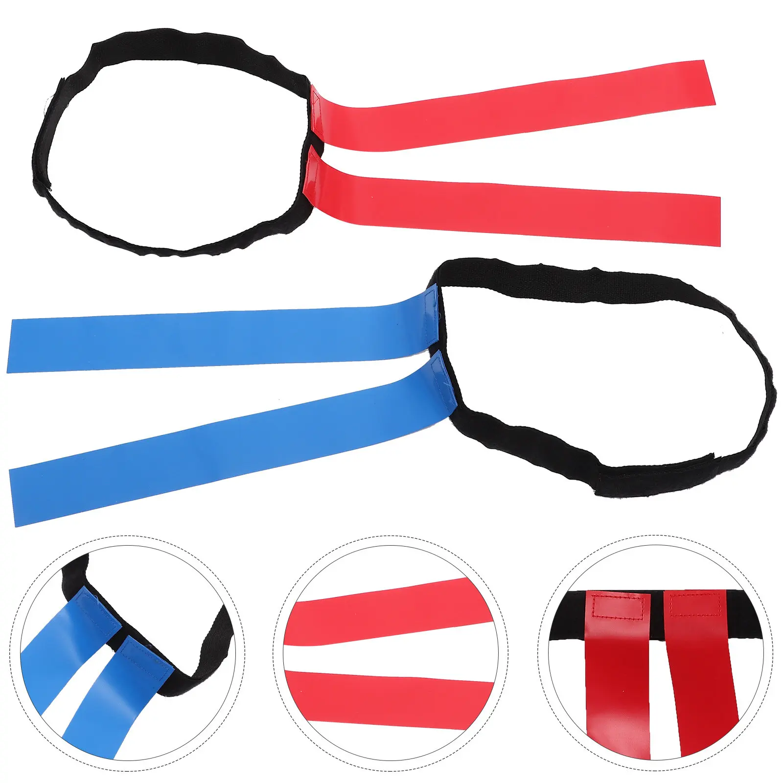 

2Sets Football Waist Flag Belt for Kids Adjustable Rugby Flag Belt Outdoor Football Rugby Game Supplies Reusable Tackle Training