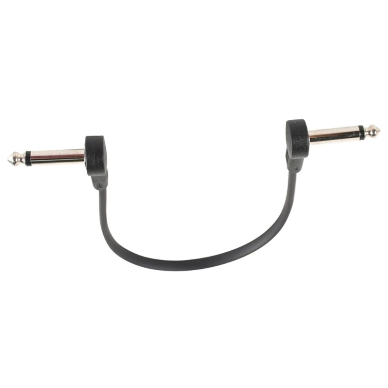 Space Saving Guitar Patches Cables Plastic and Metal Texture for Pedalboards