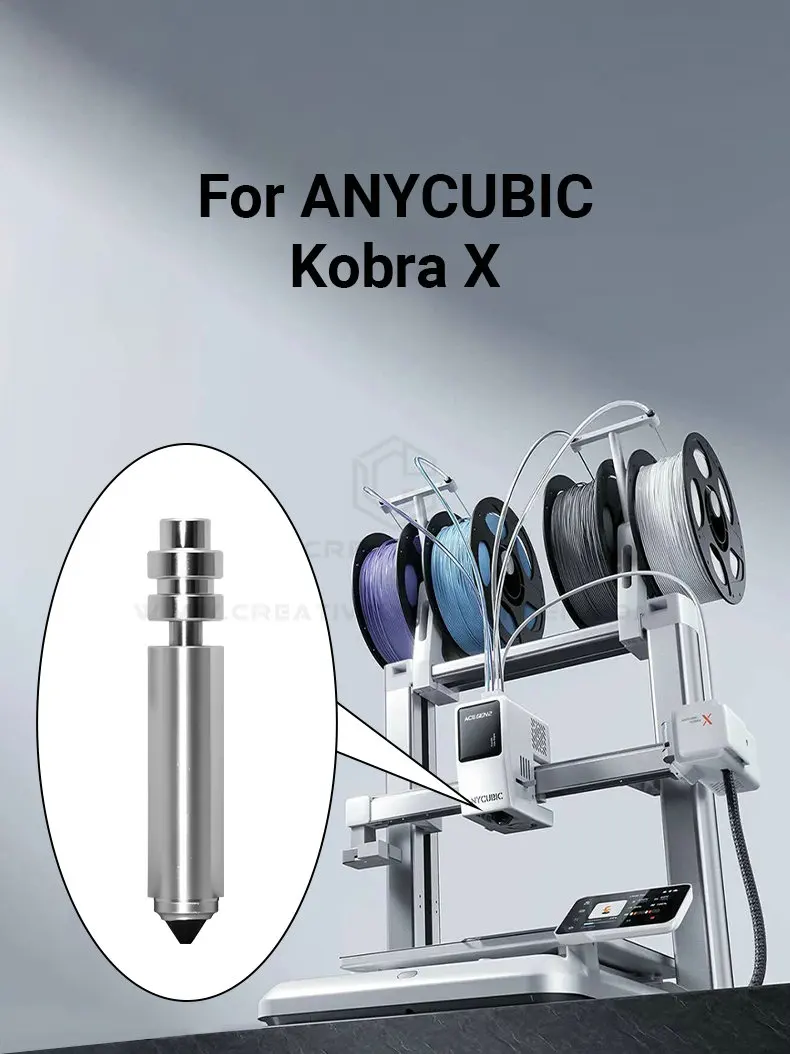 Für Anycubic Kobra X Düsen-Sets mit Silikon-Reinigungsbürste & Abdeckung 0,2-0,8MM Bimetall-Düse für Kobra 4 3D-Drucker-Teile – Detail 8