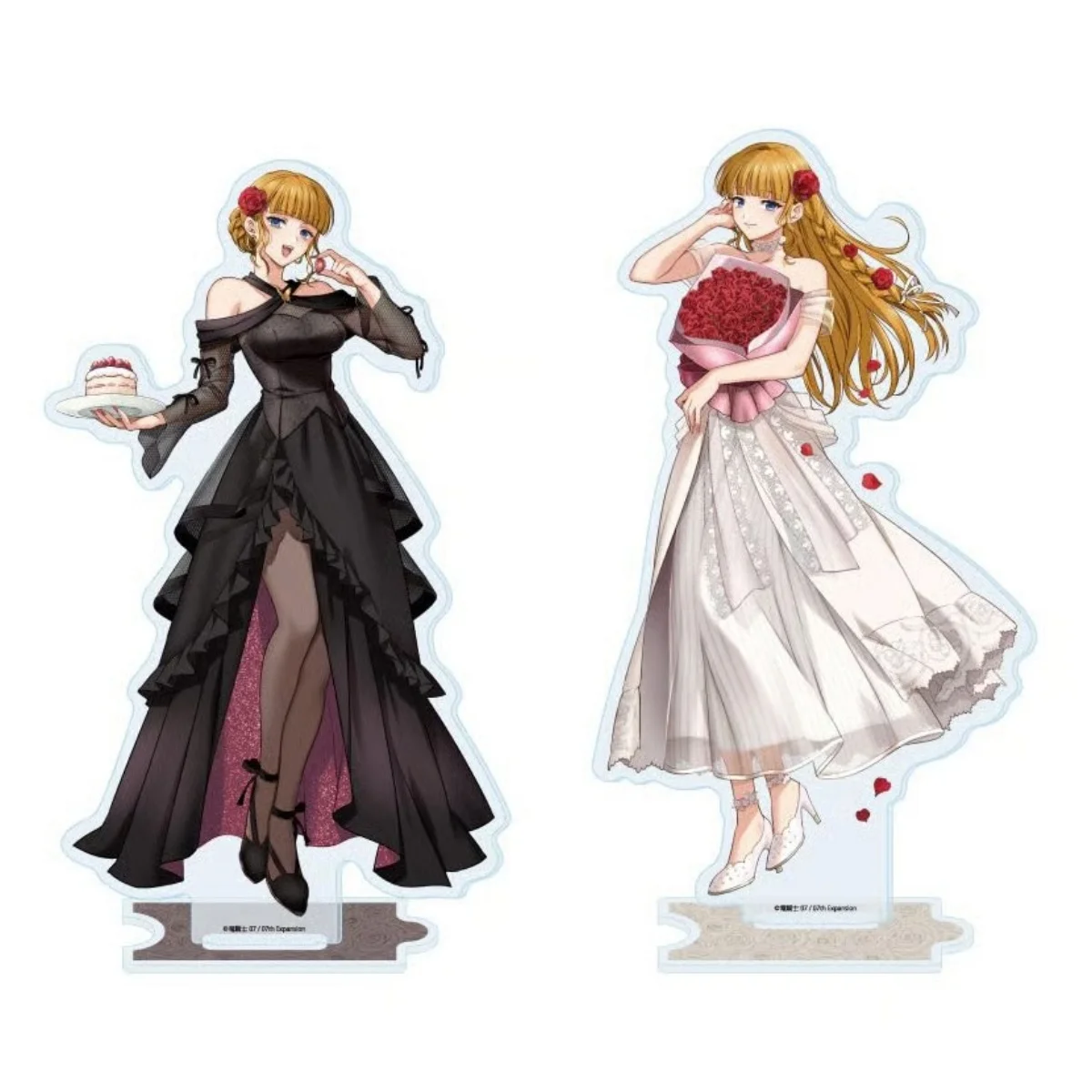 Anime Umineko When They Cry Birthday Ver Beatrice Acrylic Stand Figure Model Plate Keychains Desktop Ornament