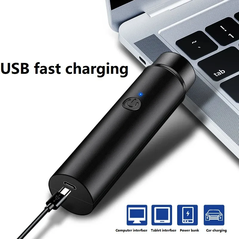 Mini Electric Shaver Portable Razors Leg Underarm Body Epilator Hair Beard Trimmer Travel Rotary Hair Remover