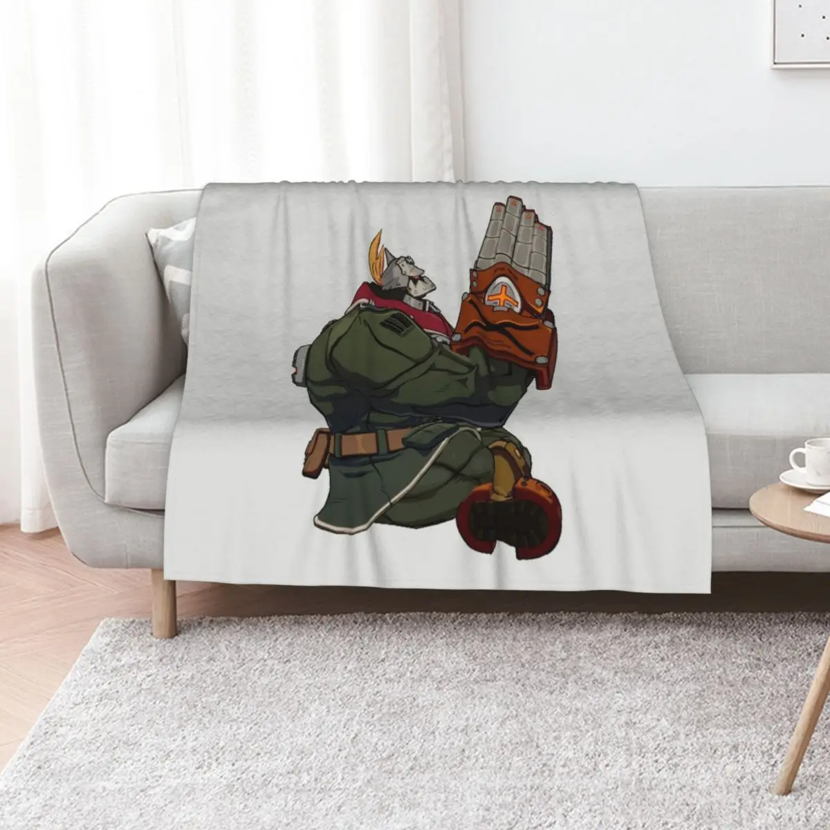 Guilty Gear - Potemkin Throw Blanket Quilt Personalized Gift Sofas For Sofa Thin for winter Plush Blankets