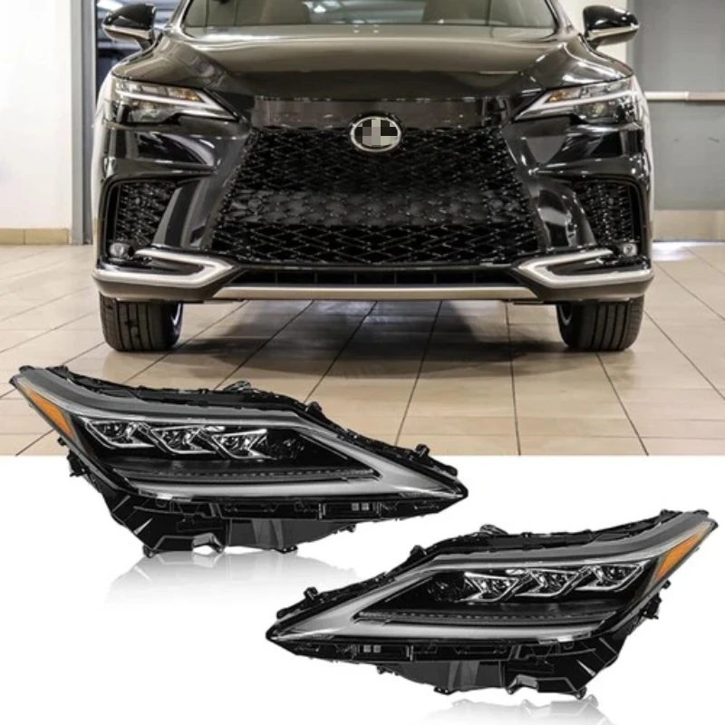 

OEM RX300 RX350 RX450h Светодиодная фара для Lexus 2016-2019 левая/правая левая трехлучевая фара, детали тройной линзы, версия PnP