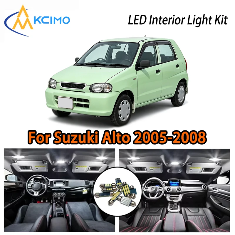 

Long Life LED Interior Lights For Suzuki Alto 2005-2008, Two Colors Choice Super Bright Ice Blue White