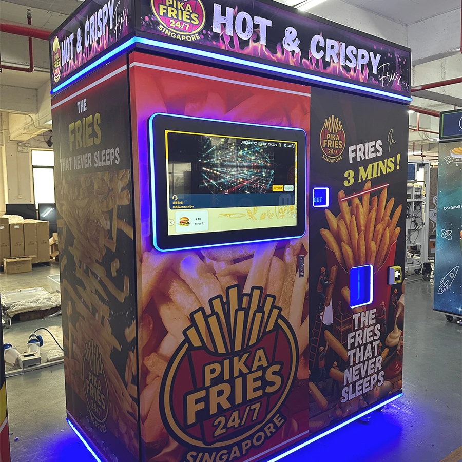 ماكينة بيع ذكية للأطعمة الساخن - مراجعة Popcorn Vending Machine وسعره