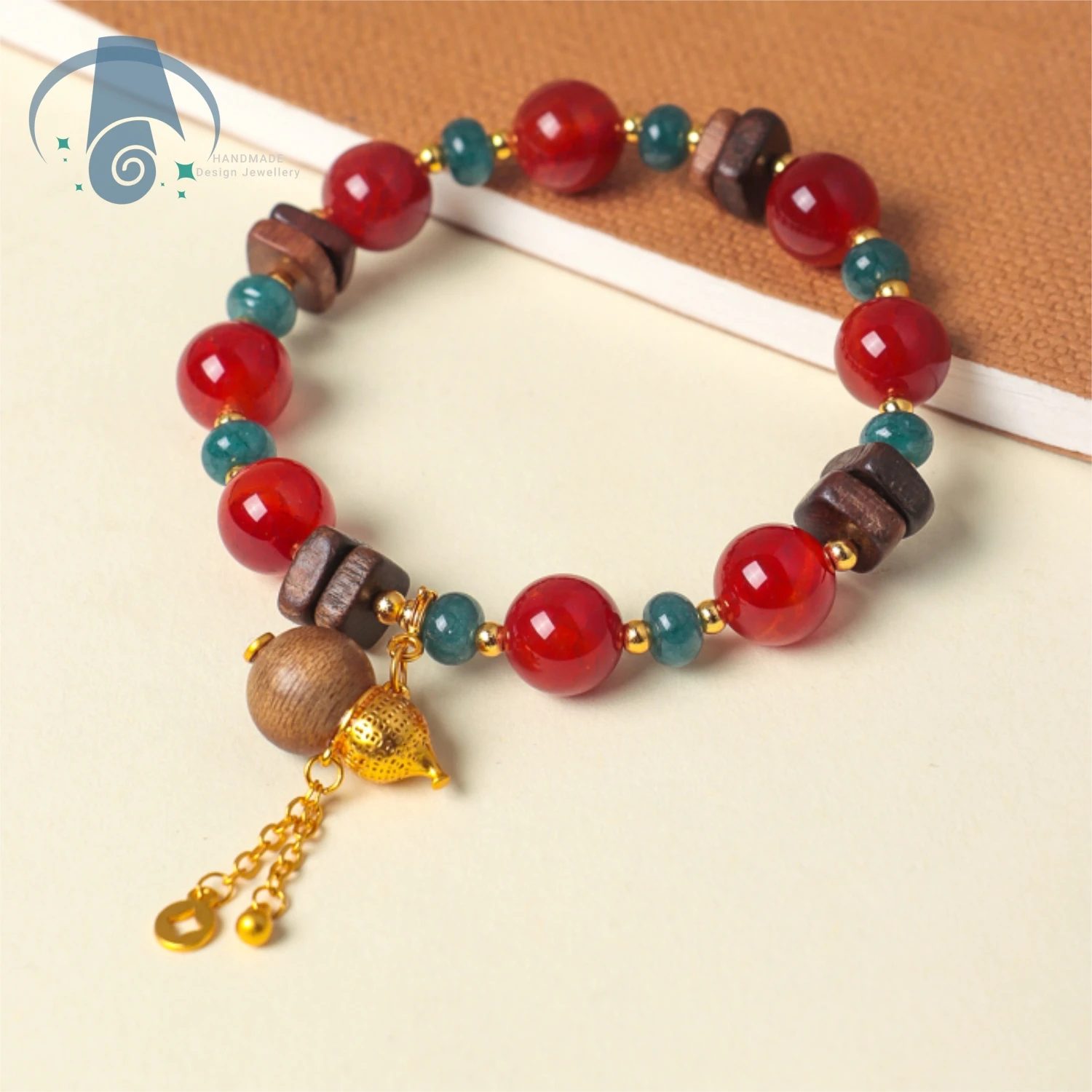 Chinese Style Colorful Beaded Bracelet Women Vintage Luxury Elegant Palace Inspired Multilayer Beads Delicate Versatile Jewelry