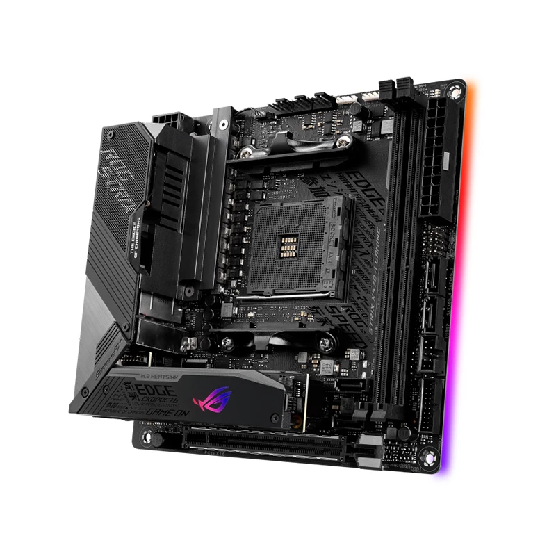 Gaming Mini ITX Motherboards Soquete, ROG STRIX X570-I, AM4 DDR4, 64GB, AMD X570 Desktop Mainboard, M,2 NVME, USB 3.0
