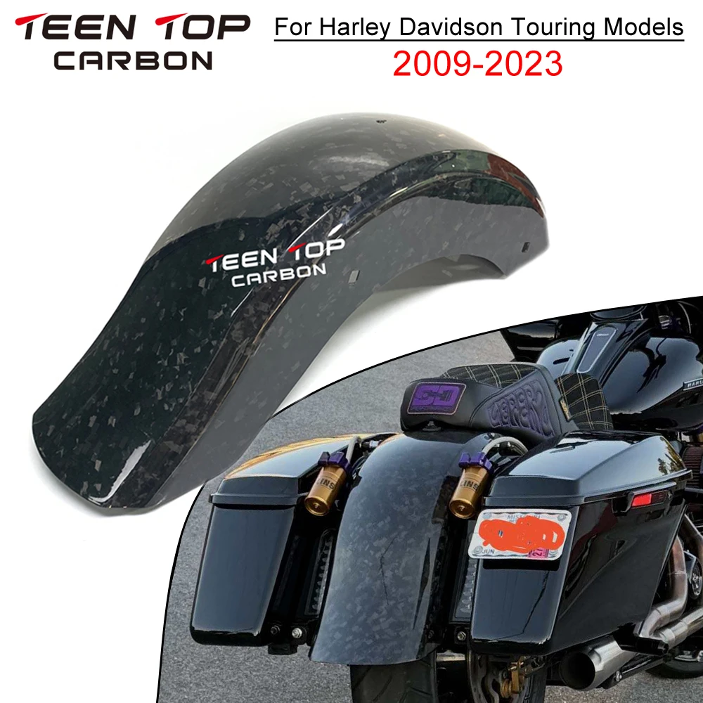 

Rear Mudguard For Harley Davidson Touring Models Rear Fender 2009-2023 Motorcycle Carbon Fiber Street Glide Wheel Fairing Guard