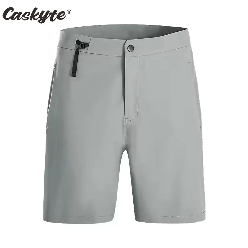 

Быстросохнущие уличные шорты CASKYTE, летние эластичные спортивные шорты унисекс с карманами на молнии для кемпинга, треккинга, альпинизма, больших размеров