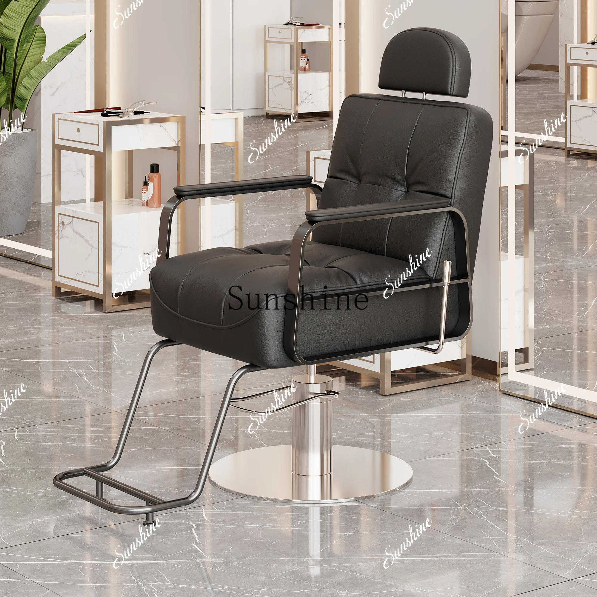 Hair salon special chair hair salon can be lifted and rotated modern simplicity  TF