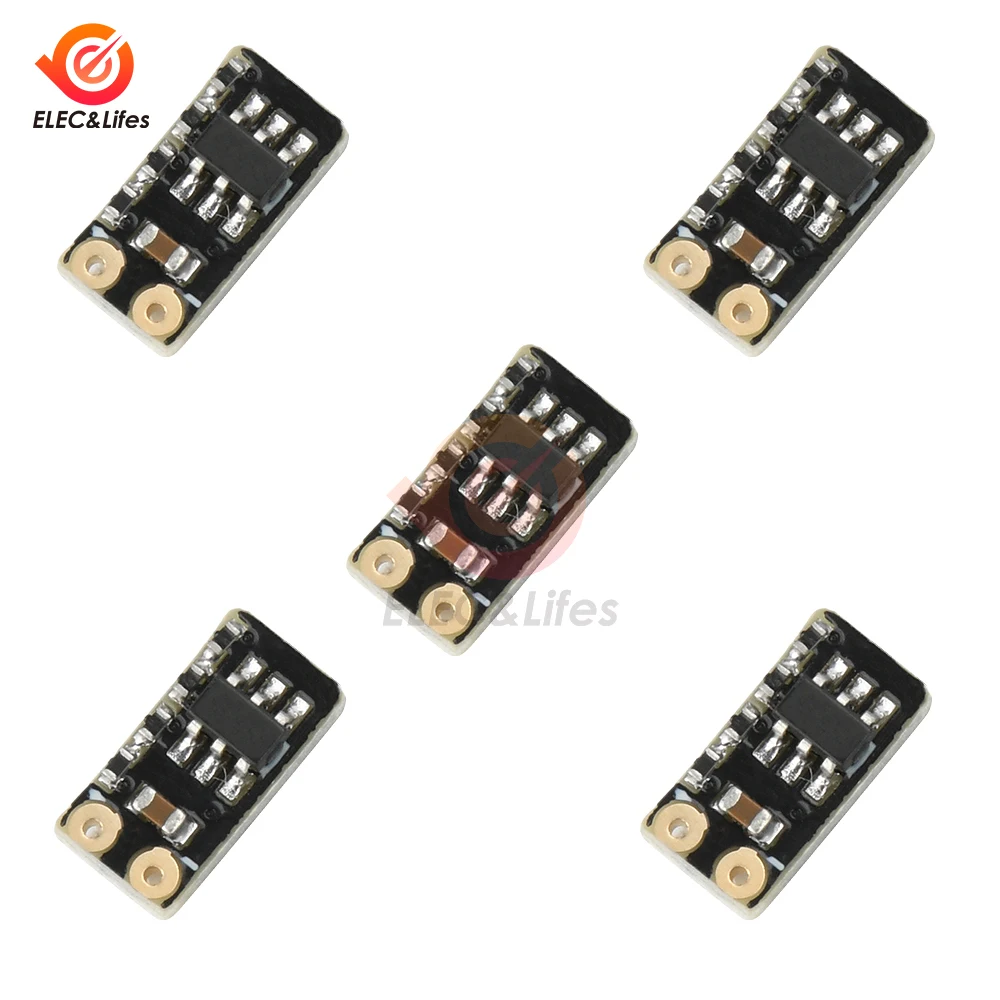 5Pcs 3.7-4.2V metering module 1 string ternary lithium battery power display LED light mini Battery level display LED light