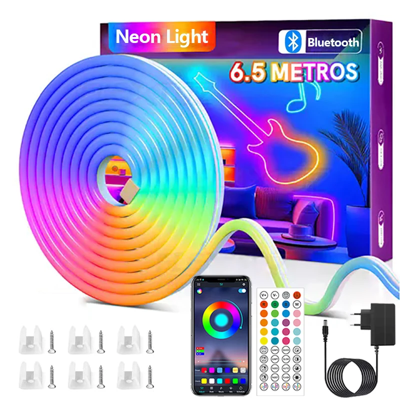 24v-ledネオンストリップライト-5-30m-ネオンロープライト-防水フレキシブルネオンライトストリップ-アプリリモコン付き-ホームデコレーション照明用