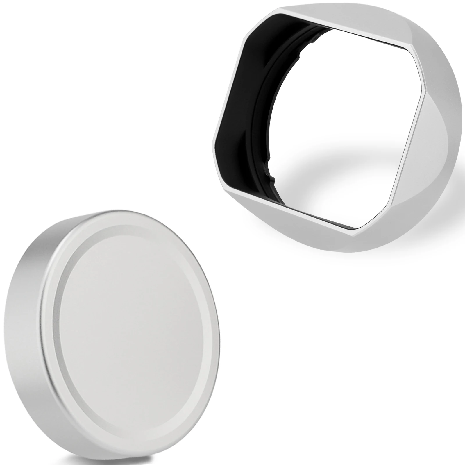 Haoge Metall-Gegenlichtblende für Sony RX1R3/RX1M2/RX1 FE 40 mm F2,5 G FE 50 mm F2,5 G FE 24 mm F2,8 G Objektivschirm auf A7CII A7CR A7R4 – Detail 1