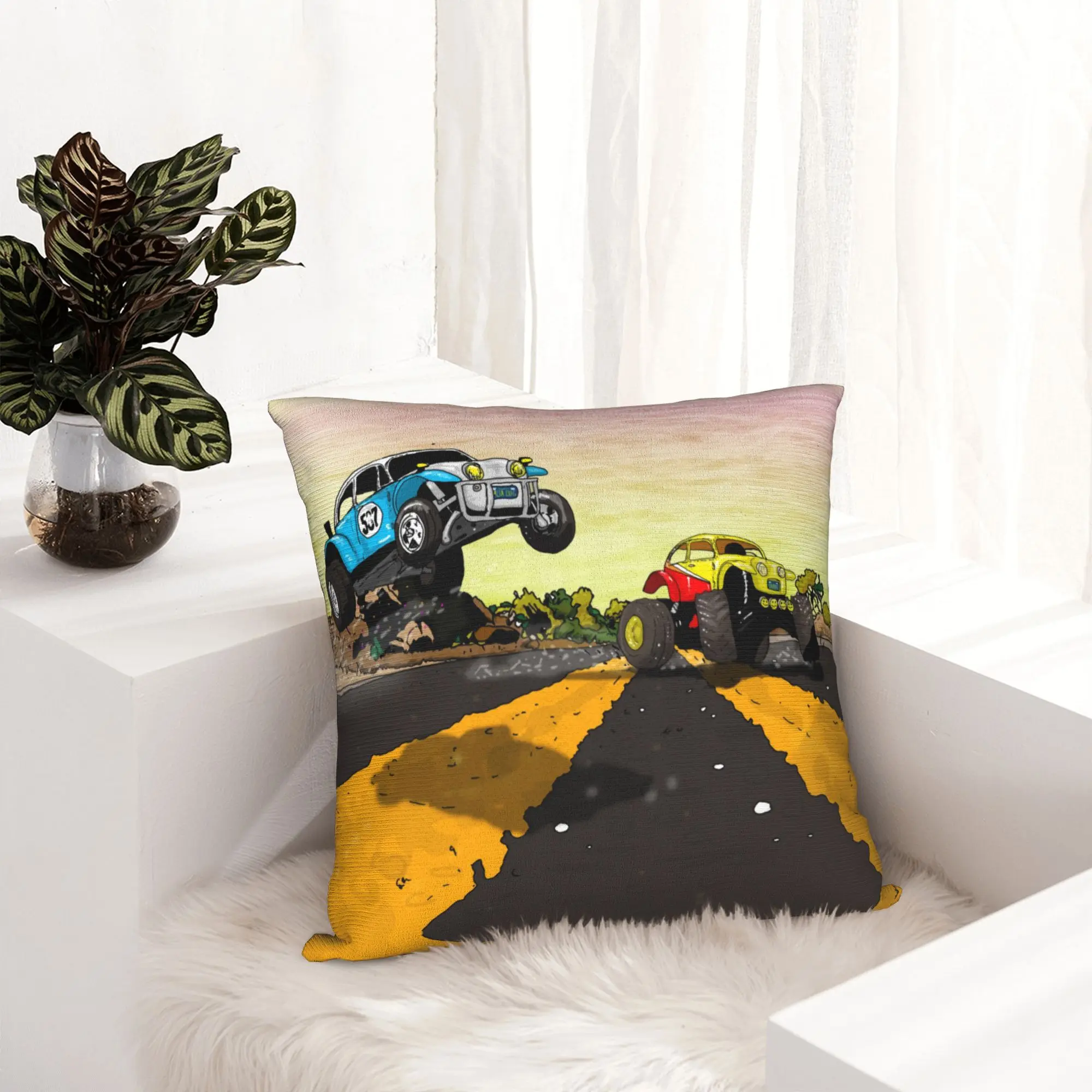Nordic Style Tamiyas Symbol Cushion Covers 40x40cm Soft  Pillow Case for Sofa Car Square Pillowcase Decoration