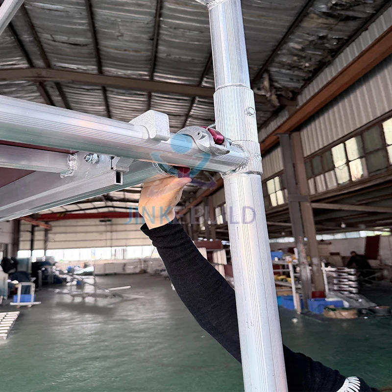 Industrial Portable Design Mobile Aluminium Frame Scaffolding Tower for Modern Construction Hotel Use