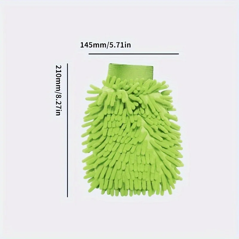 Car Washing Gloves On Car Body Shell Do Not Damage Paint, Car Beauty Cleaning Tools, Window Glass, Soft Towel Gloves, Car Truck,