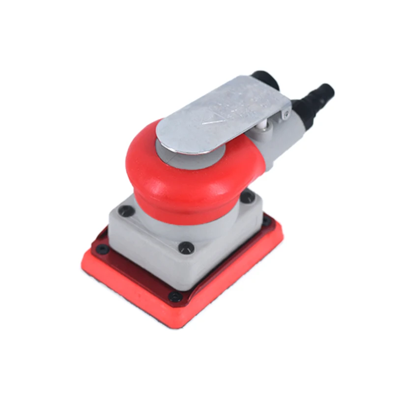 

Pneumatic square sandpaper machine, pneumatic sander, red + gray, for grinding, polishing, automotive maintenance