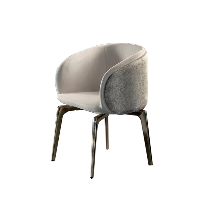 

Italian modern minimalist, dining chair designer modern, premium back chair