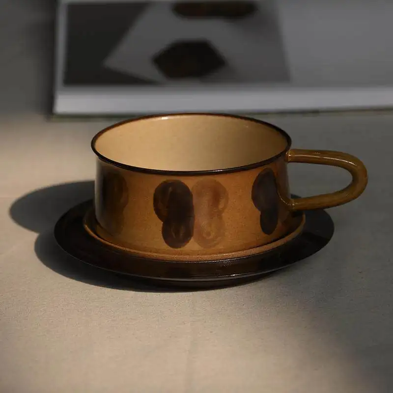 Children Portable Coffee Cup Set Camping Outdoor Container Coffee Cup Set Dosing Cup Plates Cantinho Do Cafe Cafe Accessories