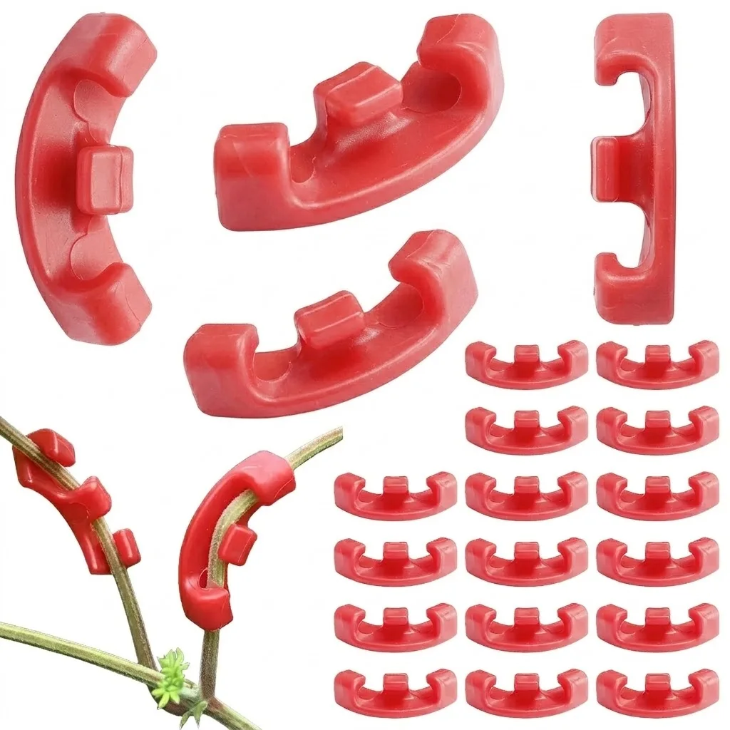 Easy Use 10-100pcs 90 Degree Plant Bender for Low Stress Training LST Gardening Tool Set Green Plastic Branch Clip Stem Trainer