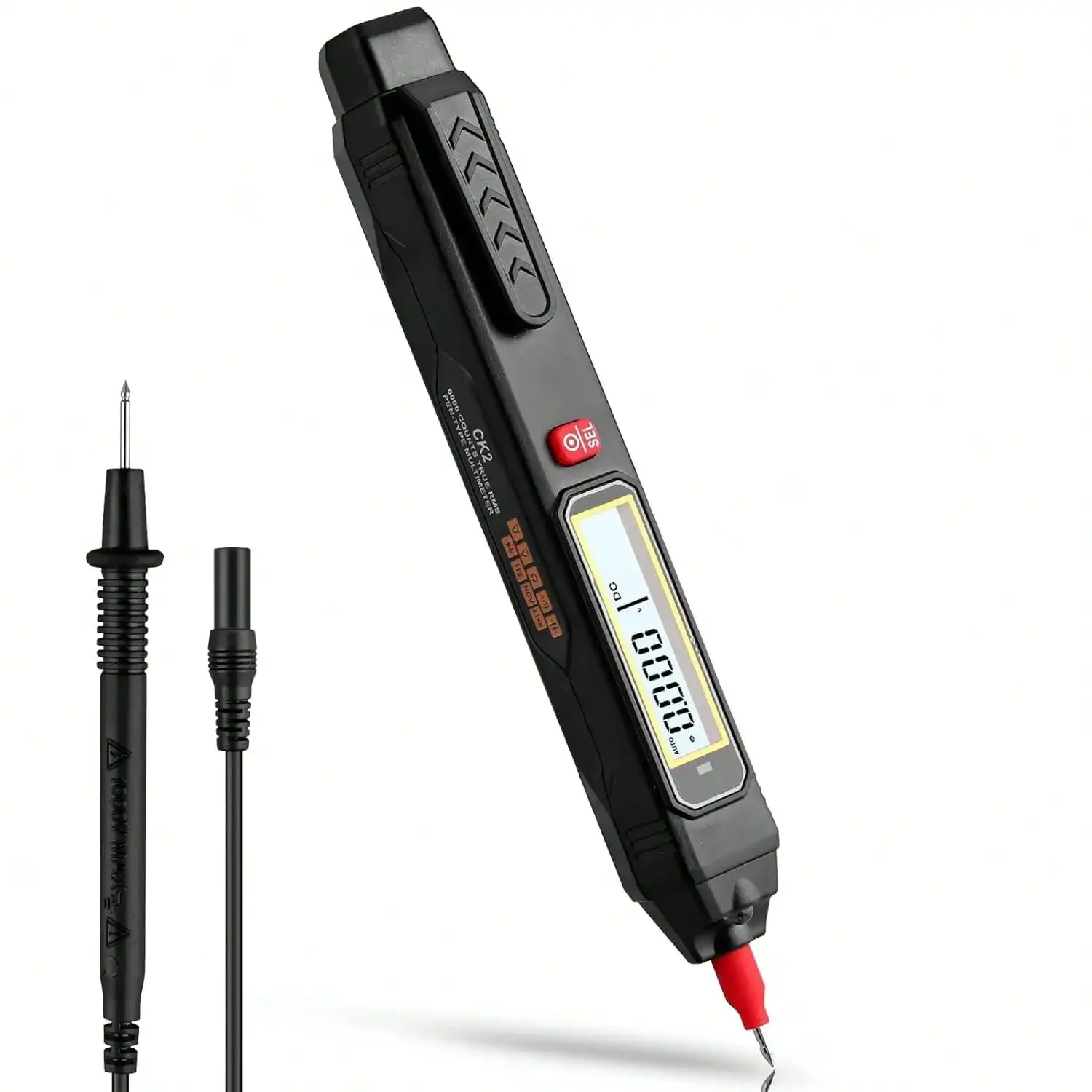 

2 In 1 Digital Multimeter Pen Type Voltage Tester 6000 Counts Intelligent AC DC Voltage Detection Without Manual Shifting