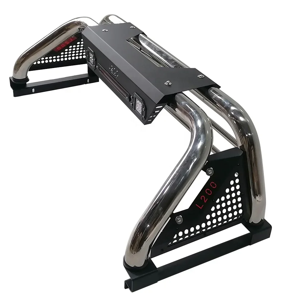 

Stainless Steel Bed Roll Bar with LED Custom for Pickup JEEP F150 Silverado Ram 1500 Tacoma Tundra Bronco