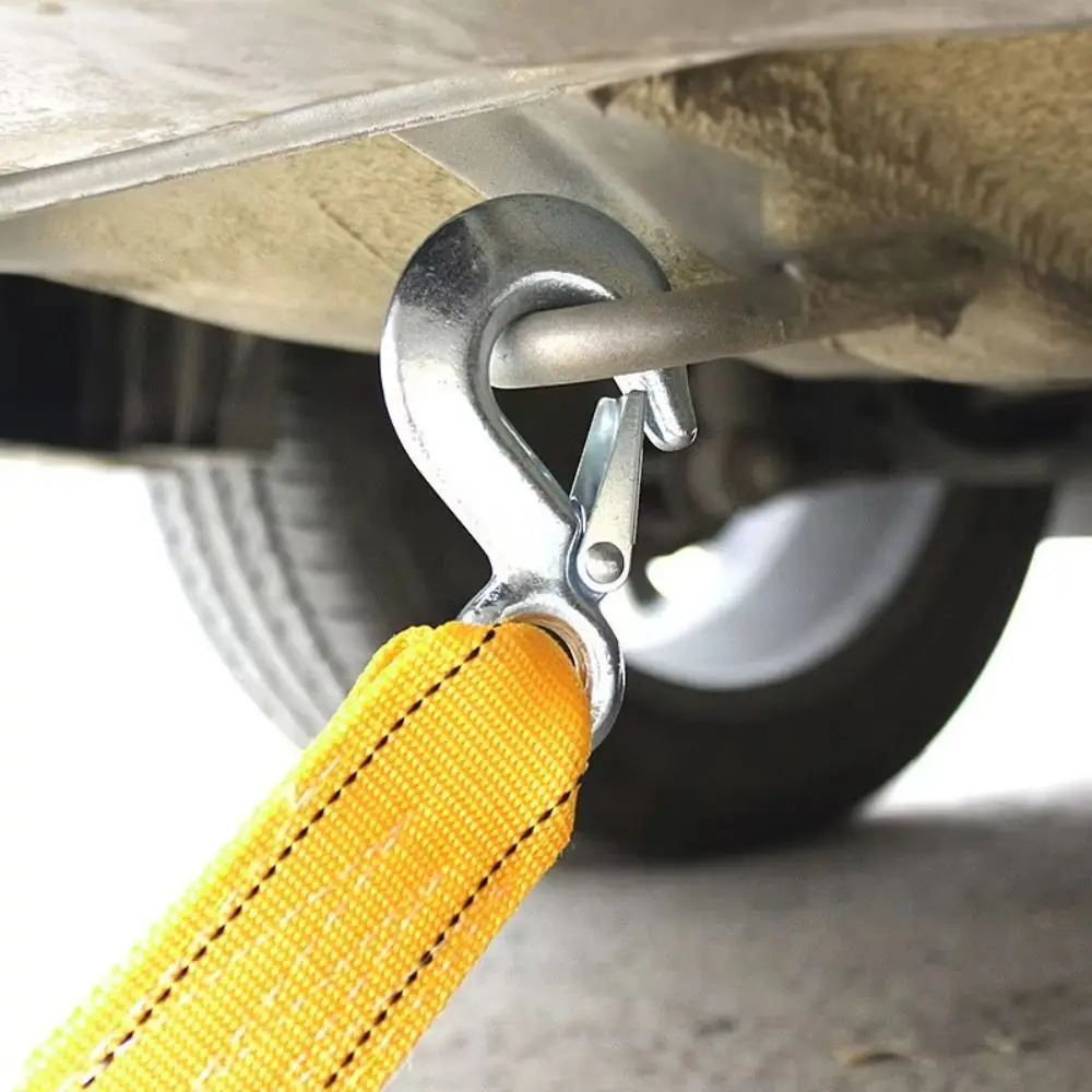 5 M Car Tow Cable 3 Ton Capacity Off Road Design Tow Strap Emergency Rescue Automobile Grade Towing Pull Rope Road Emergency