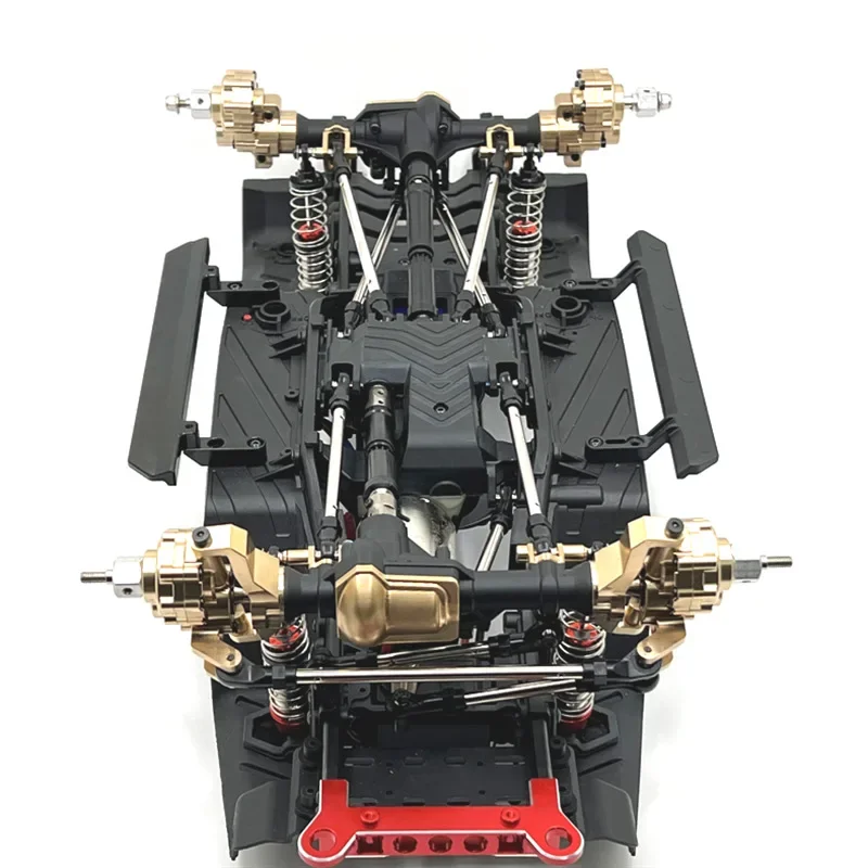 Mosiężne mocowanie drążka kierowniczego przedniej i tylnej osi do RC Crawler TRAXXAS TRX4 TRX6 1/10 Samochód 4WD HB R1001 R1002 R1003 Metalowe części zamienne