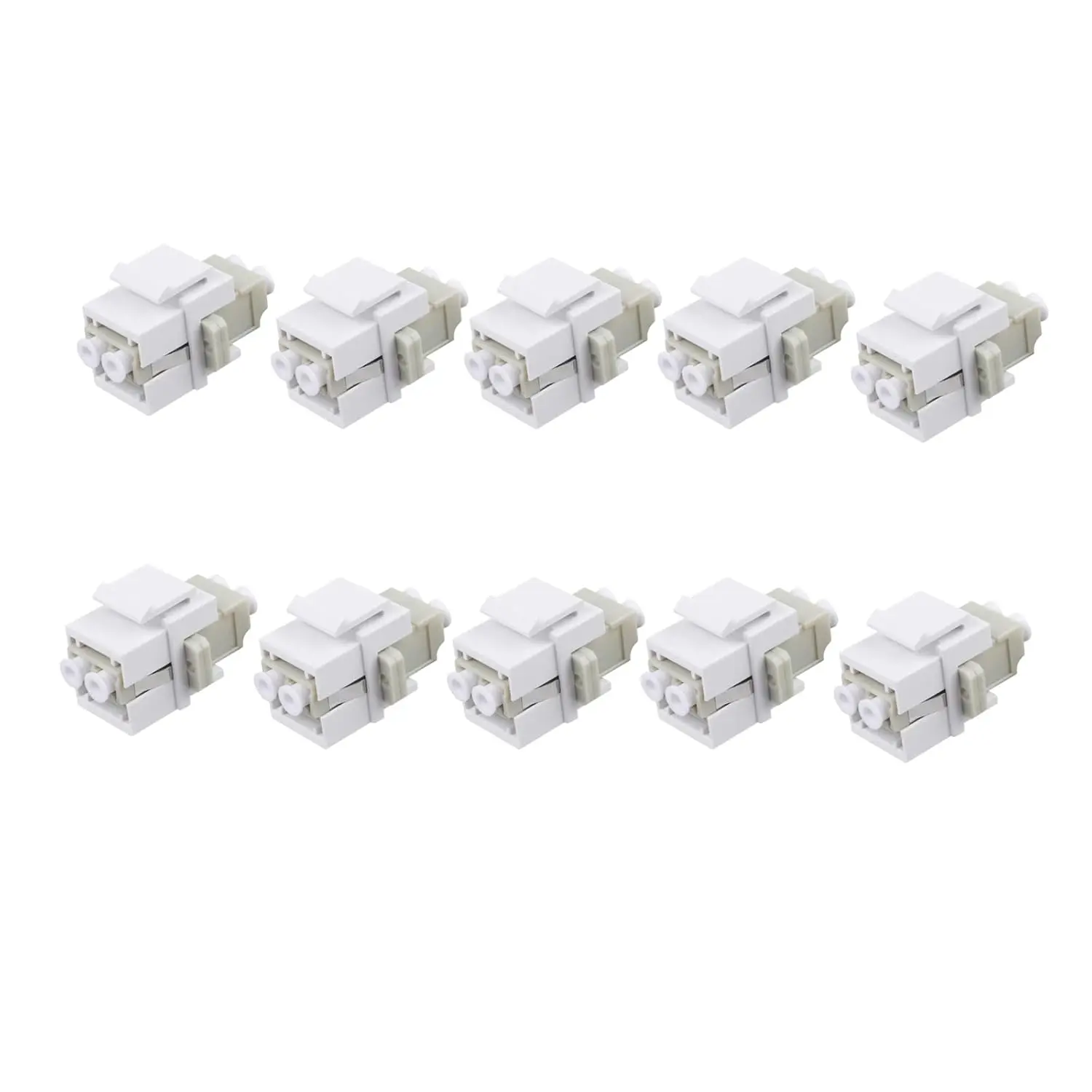 Fiber Optic Keystone Jack Coupler LC OM2/OM1 Duplex Multimode Coupler