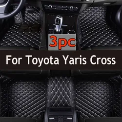 Car Floor Mats For Toyota Yaris Cross Yarisu Kurosu hybrid 2021 2022 2023 Waterproof Pads Car Accessories 2012