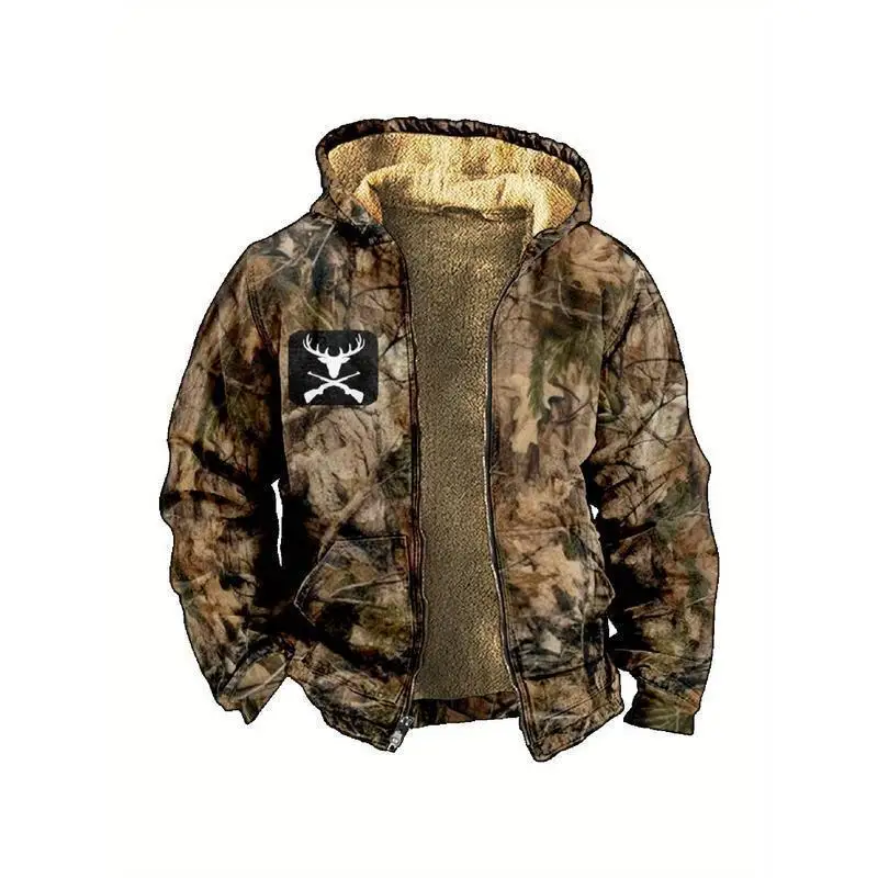 

Warm Fleece Lined Cotton Jacket for Men Outdoor Wearable Breathable Comfortable Long Style Couples Cotton Jacket