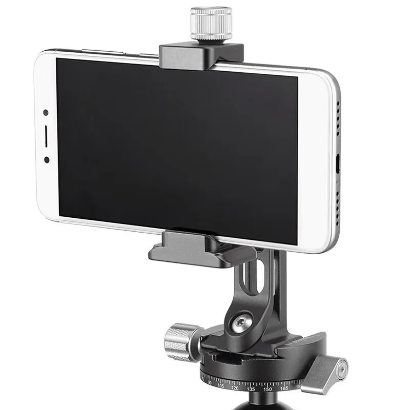 Крепление для смартфона Leofoto PC-90II+PS-1 со слотом Yageo «ласточкин хвост» для мобильной фотографии Крепление для смартфона Leofoto PC-90II+PS-1 со слотом Yageo «ласточкин хвост» для мобильной фотографии