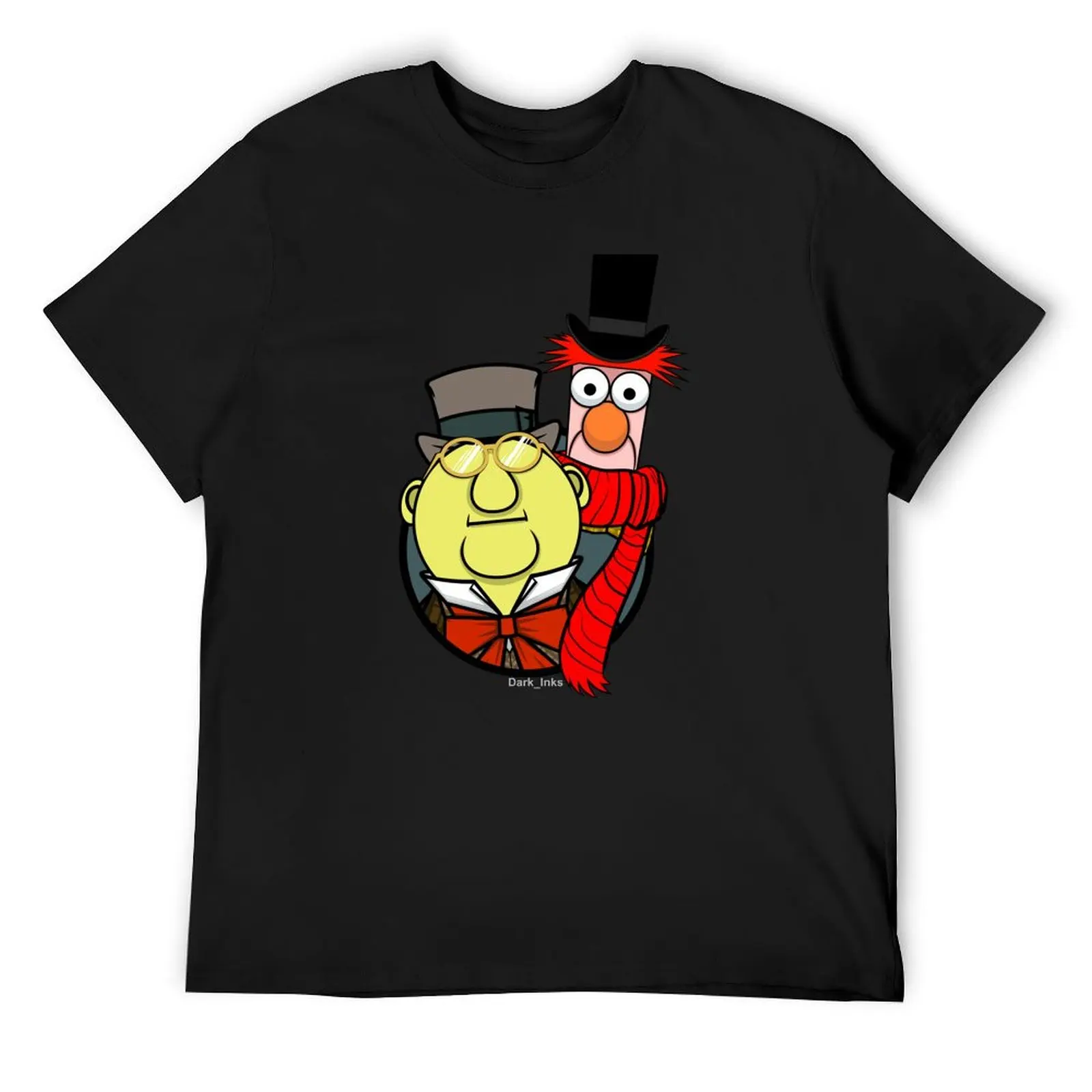 Muppets Christmas Carol-Camiseta Bunsen Honeydew y Beaker, regalos divertidos, Camisa divertida de algodón para niño, camisetas gráficas para hombre