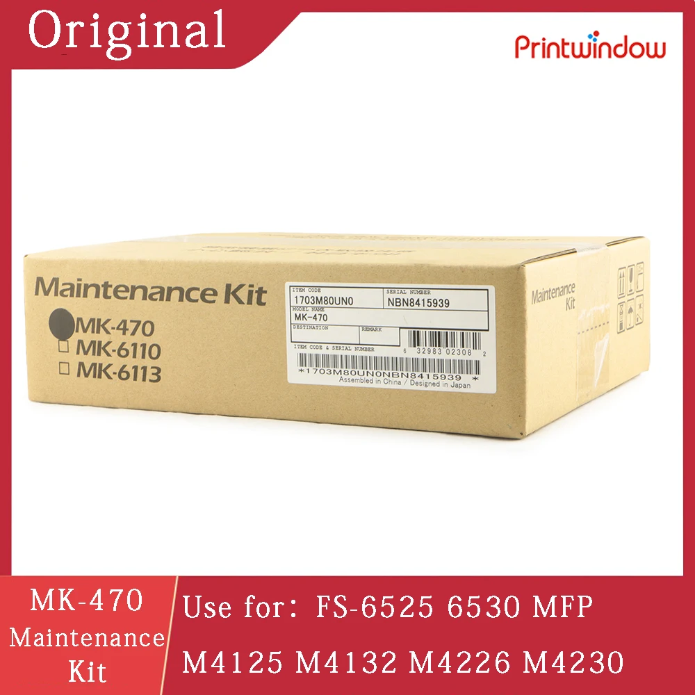 MK-470 Original New Maintenance Kit for Kyocera FS-6525 6530 MFP M4125 M4132 M4226 M4230 M4028 ADF Pickup Roller Kit 1703M80UN0
