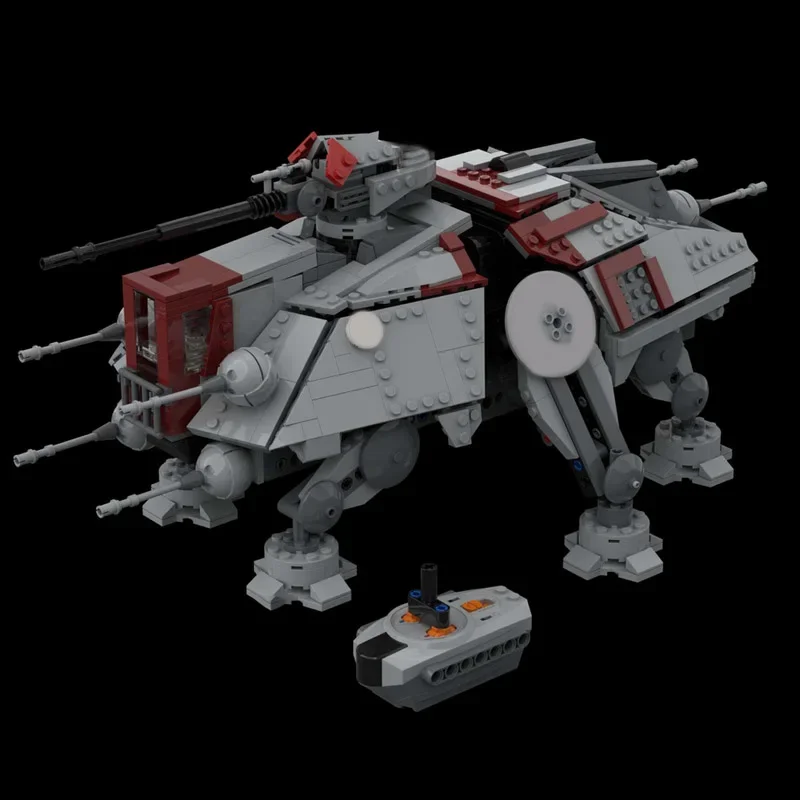 

НОВЫЙ 1400 шт., звездный фильм MOC, Республика в ходьбе, модель меха, творческие идеи «сделай сам», робот, детская игрушка в сборе, головоломка, подарок на день рождения