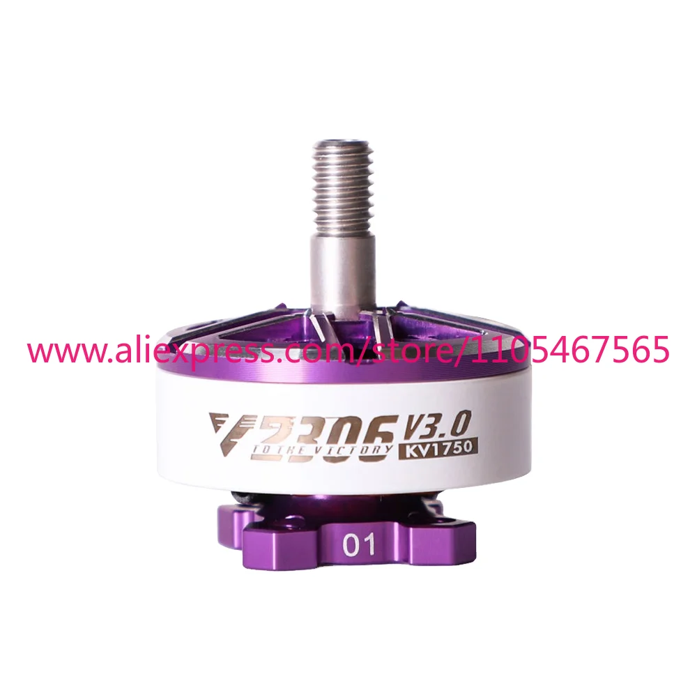 1PCS V2306 V3 1750KV/1950KV 5-6S/2550KV 4S T-type motor Brushless FPV racing motor Quadcopter Unmanned Freestyle Remote Control