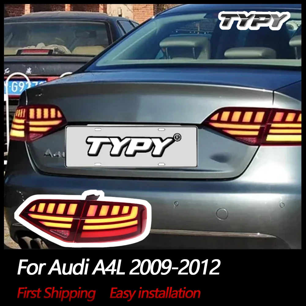 

TYPY New LED Taillight Upgrade Modified Full Tail Lamp Car Accessories For Audi A4L 2009-2012 Dynamic Turn Signals
