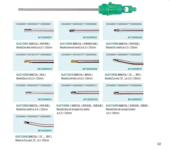 Arthroscopic razor blade Surgical instruments Orthopedic arthroscopic razor blade
