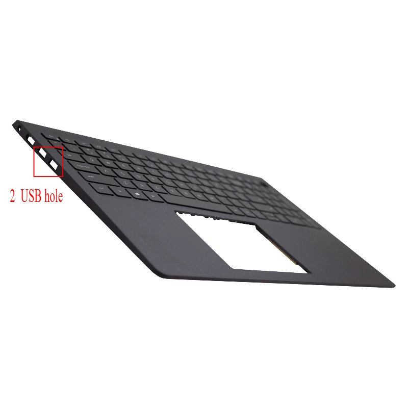 

New US Keyboard For Dell Inspiron 15 3510 3511 3515 3521 3520 3525 Laptop Palmrest Upper Cover Keyboard Case Black 09CJN3 0418CV