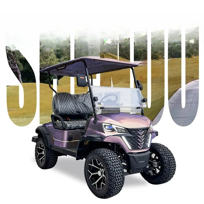 

96 Volt 4WD Electric Golf Cart with Aluminium Frame Dot/EEC Certified 2 & 6 Seater From China