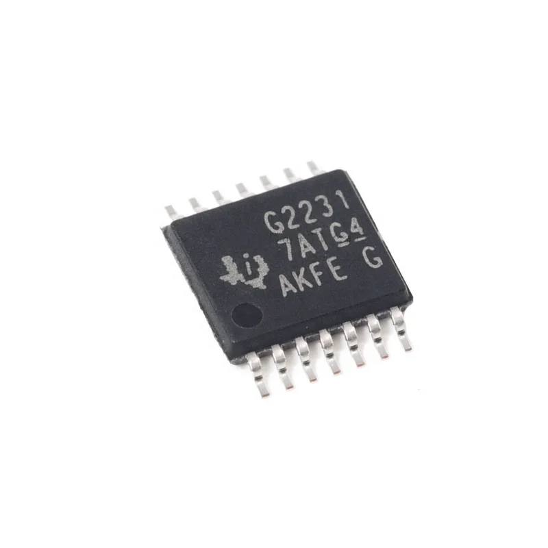 (10pcs) MSP430G2231IPW14R (Makring G2231) TSSOP-14 2K Flash Memory 16-bit Microcontroller Chip