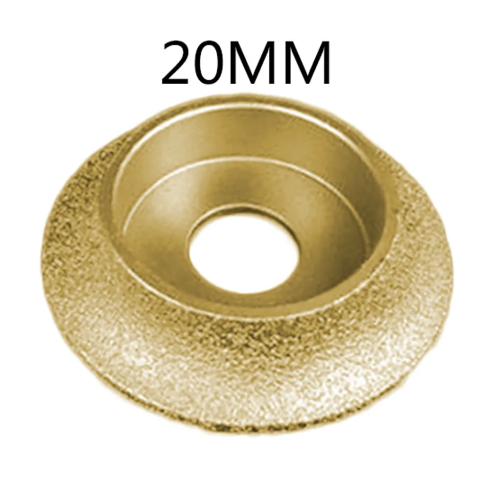 Dry Vacuum Brazed Diamond Grinding Wheel Edge Profile Sanding Disc Marble Granite Ceramic Glass Grinding Wheel