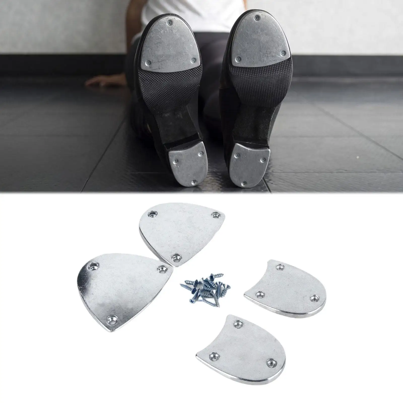 Metal Sole Protector for Tap Dance Shoes with Anti Slip Feature
